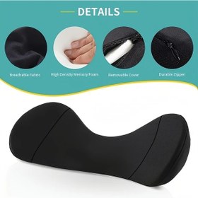 Resim Topshop1 Siyah Memory Foam Oturma Yastığı - Ergonomik, Dayanıklı, Kolay Temizlenir 