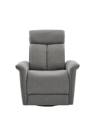 Resim Monoco Döner Ve Sallanır Mekanizmalı Baba Ve Tv Koltuğu-Bej-Gri 87 x 97 x 102 CM Bej 