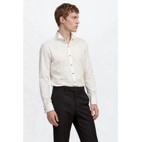 Resim Altınyıldız Classics Pamuklu Slim Fit Dar Kesim Ata Yaka Esnek Gömlek 