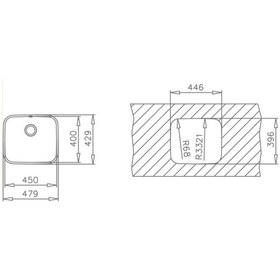 Resim Teka Be 45.40 Tezgahaltı Paslanmaz Çelik Mutfak Eviyesi 