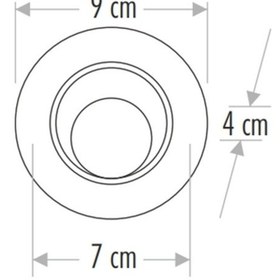 Resim Cata 7w Lal Led Spot Siyah Kasa Beyaz Işık Cat Ct-5200b 