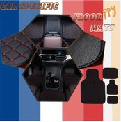 Resim Topshop1 4 Parça Xpe Malzeme Kaymaz 3 Katlı Renault Talisman 2012-2015 Koltuk Kılıfı Siyah Kırmızı Grid 