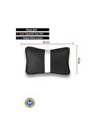 Resim Focus Oto Koltuk Boyun Yastığı Beyaz Şerit 2 Adetı3471 