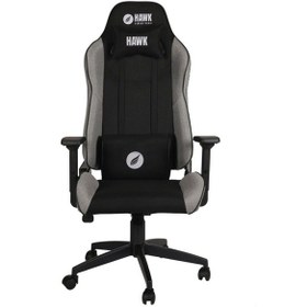 Resim Hawk Fab V3 3D Kolçak Kumaş Siyah/Gri Gaming (Oyuncu) Koltuğu 