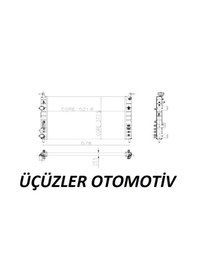 Resim .Palio Albea Radyatör 2 Sıra Kale 0131282Al 46833511 