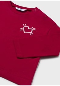 Resim Mayoral Sırt Baskılı Kız Çocuk T-shirt 2079 Kırmızı 
