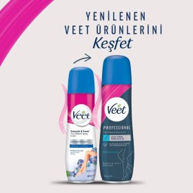 Resim Veet Professional Tüy Dökücü Sprey Krem Hassas Ciltler Için 150 ml 