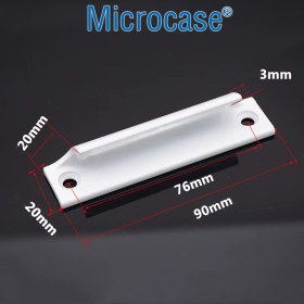 Resim Microcase Alüminyum Dış Mekan Kapıları Çekmece Dolap Kapı Kulpu 2 Adet Al5369 Gümüş 