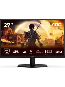 Resim AOC Q27G42XNE 27" 180Hz 0,5ms Freesync 2k HDR10 Fast Va Gysnc Oyuncu Monitörü 