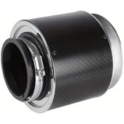 Resim Xuweiwei Carbon Fiber 3 Inç Giriş 5 Inç Hava Filtre Odası Yüksek Verimli Filtreleme 