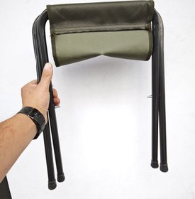 Resim Gray Wolf premium katlanır kamp taburesi 140 kg - Siyah 