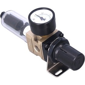 Resim Ximistore9 Otomatik Su Yağ Ayırıcısı, Alüminyum Ve Paslanmaz Çelikten Yapılmış, 5μm Filtreleme Doğruluğu İle Pnömatik Regülatör Filtre Aw2000-02d 