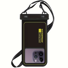 Resim Yeni Sünger Yüzen Su Geçirmez Telefon Kılıfı, Uzun Askılı, Yüzme ve Sörf için Uygun, Evrensel Telefon Depolama Çantası. 