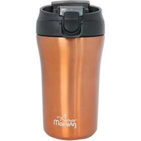 Resim Any Morning Sı232021 İki Ağızlı Termos Mug Bakır 400 ml Bakır 