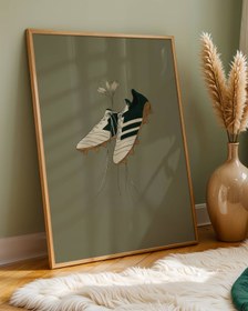 Resim Futbol Kramponları Poster - 30x40cm / Çerçevesiz 