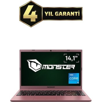 Monster Huma H4 V5.1.5 i5-1235U 8 GB 512 GB SSD 14.1" W11H FHD Dizüstü Bilgisayar