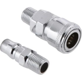 Resim Sharplace 2X 1/4 "Hava Hattı Hortum Kompresör Bağlantı Konnektörü Hızlı Serbest Bırakma 13Mm Iş Parçacığı (Yurt Dışından) 