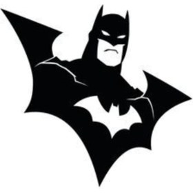 Resim Gmwax Batman Duvar Dekor Sticker 40 x 36 cm 