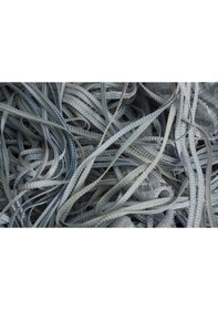 Resim İp Model Gri Çift Renk İp Perde 180 Cm En 280 Cm Boy 2 Mm Şeritler Halinde Hazır İp Perde Gri Çift 