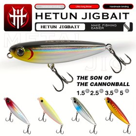 Resim Cannonball Son Dog Lure - Yeni Model Topwater Balıkçılık Yemi Uzun Atış Mesafesi, Ağır Hizmet Kancaları, Gerçekçi Minnow Gibi Tasarım Bass, Pike, Trout, Musky, Perch - Tatlı Su ve Tuzlu Su Kullanımı - Profesyonel ve Amatör Balıkçılar için İdeal, Balıkçılık Yemleri ve Yemler, Canlı Renkler, Yüksek Kaliteli Kancalar, Treble Kancalı Yem, Bass Balıkçıları, Balıkçılık Ekipmanları, Balıkçılık Yemleri, Pike Yemleri, Popper, Pike için Yem 