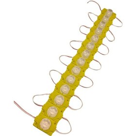 Resim 20 Adet 12 Volt 1.5 Watt Tek Lensli Amber 3030 Led Modül Ip65 