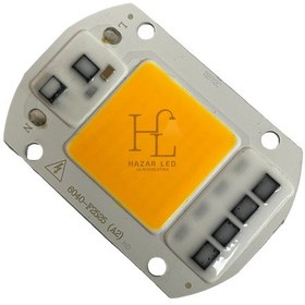 Resim 220 Volt 50 Watt Cob Led Projektör Çipi Amber 