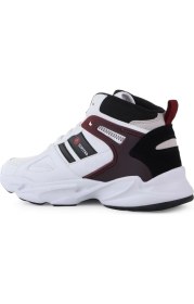 Resim M.p. Unisex 212-1401 Basketbol Spor Ayakkabı Beyaz - Siyah Dış Cilt Özellikli 