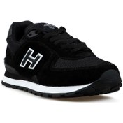 Resim Hammer Jack Peru 102 19250-G Siyah-Beyaz Kadın Hakiki Deri Spor A 