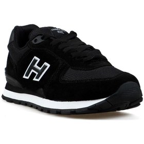 Resim Hammer Jack Peru 102 19250-G Siyah-Beyaz Kadın Hakiki Deri Spor A 