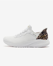 Resim Skechers Bobs Squad Chaos - Seize The Hour Kadın Beyaz Spor Ayakkabı 117499 Wht Beyaz 