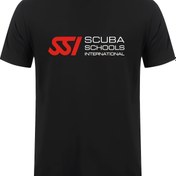 Resim SSI Dive School Uluslararası Logo Tişört, Kollu Nefes Alabilen %100 Polyester Spor ve Günlük Giyim İçin 