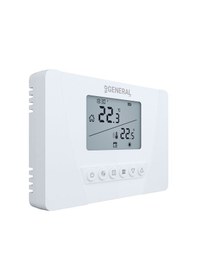 Resim General Aruna 300S RF Kablosuz Oda Termostatı Beyaz 