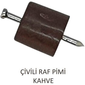 Resim Adilon Çivili Raf Pimi Kahve 500 Adet 