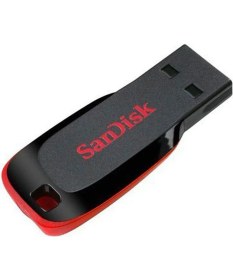 Resim Sandisk Cruzer Blade 128GB USB Flash Bellek 