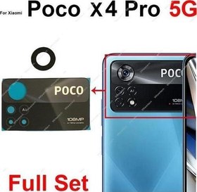 Resim Xiaomi POCOPHONE X4 PRO Arka Kamera Camı Lens Yapışkanlı 