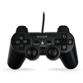 Resim Kontorland Kablolu PC Gamepad – D-Input & X-Input Destekli Çift Titreşimli USB Oyun Kolu 