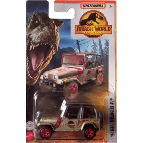 Resim Matchbox Jurassic World Tekli Araçlar FMW90 HBH07 93 Jeep Wrangler 