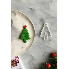 Resim Cestopieno Şeffaf Yılbaşı Ağacı (Makinada Yıkanabilir) Hamur Şekillendirici / Yenilendi / 8X10 cm 