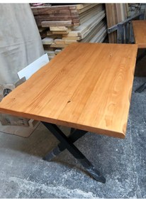 Resim Bintaşmobilya Naturel Kayın Rengi Kütük Masa 