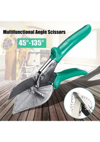 Resim 45- 135 Elektrik Kablo Yuvası Kesme Tokası Montajlı Çok Açılı Makaslar Kesici 