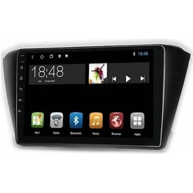 Resim Skoda Fabia 2015-2018 Model Uyumlu 8gb Ram 128gb Hafıza Qled Carplay Android Auto 9" 