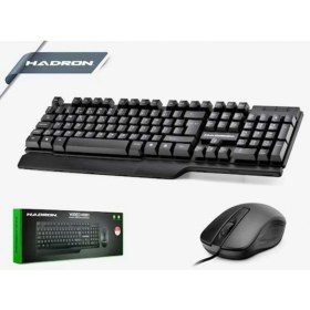 Resim Hadron HD861 USB Kablolu Yüksek Tuşlu Klavye Mouse 