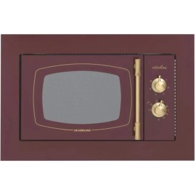 Resim Silverine MW9033R02 Retro Bordo Ankastre Mikrodalga 