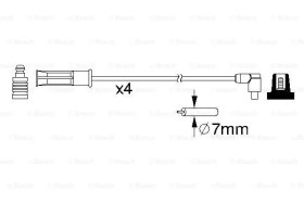 Resim BUJI KABLOSU CLIO III TWINGO 1.2 16V (D4F) 