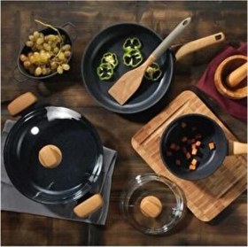 Resim Remetta Monte 6lt Düdüklü Tencere Gri Renkli Çelik İç Yüzey Kaplaması ile Hızlı Pişirme 