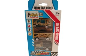 Resim Asya Oyuncak Kutulu 3 Metal Askeri Araçlar 