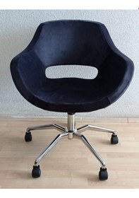 Resim Kamusalmarket Sekreter Sandalyesi Ofis Koltuğu Örümcek Ayaklı 