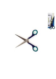 Resim Paslanmaz Çelik Kauçuk Kaplı Ergonomik Sap Orta Boy Makas 6 ½" & 17,5 Cm 1 Adet 