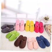 Resim VALICLUD Kışlık Terlik Pamuklu Terlik Peluş Terlik Kadın Terliği Kaymaz Terlik 