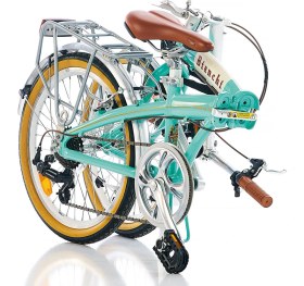 Resim Bianchi Folding Vintage Katlanabilir Bisiklet 